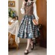 Forest Wardrobe Persimmon Orange Cat Blouse Vest and Skirt(Full Payment Without Shipping)